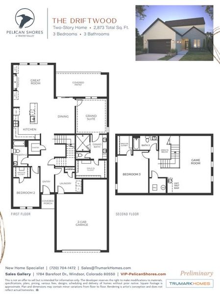 The Driftwood Floor Plan