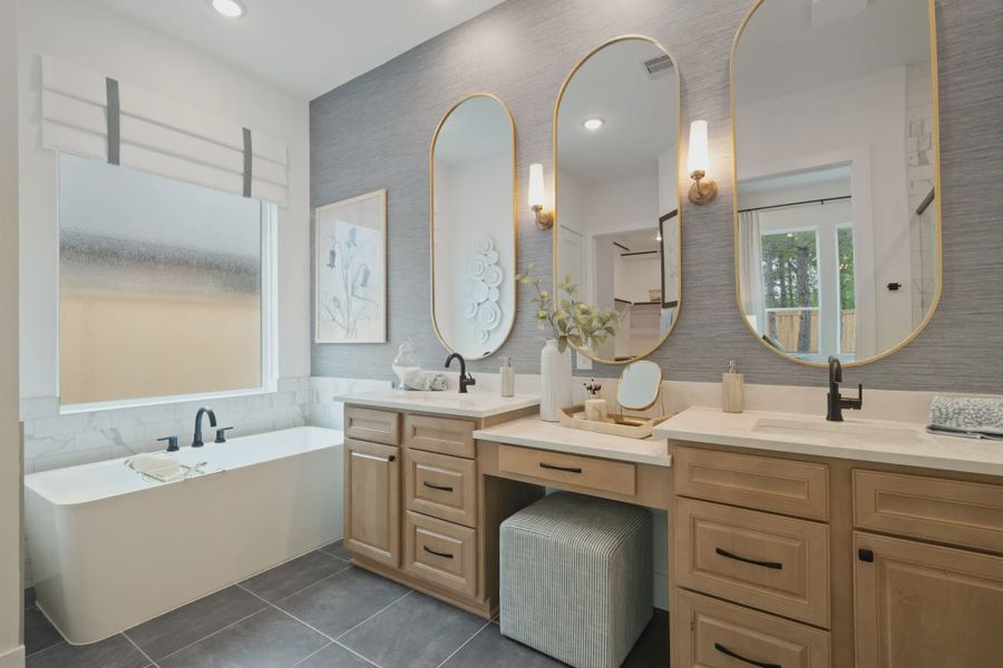 Representative furnished interior of a home built from the Hampton by Chesmar Homes in Jubilee 50's, Hockley (Image 12).