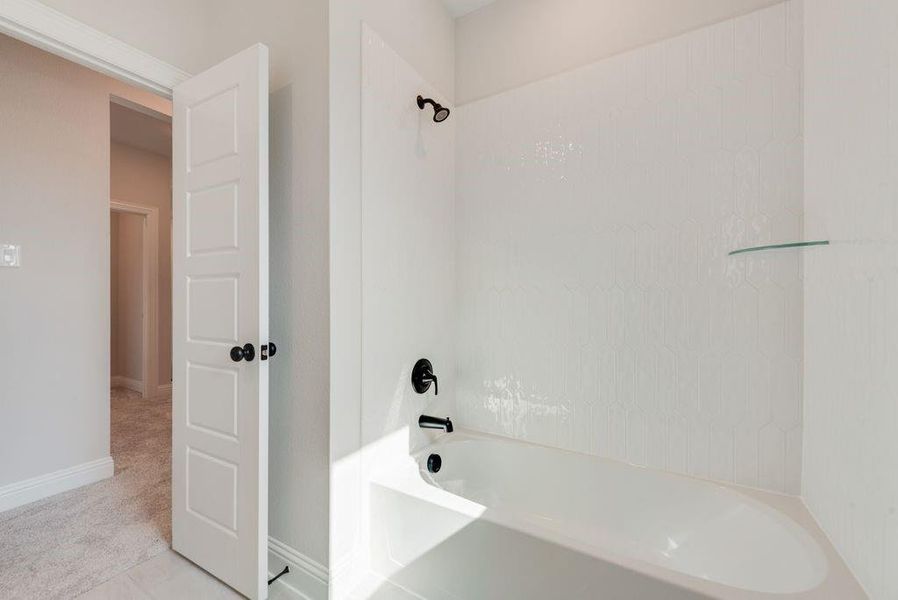 Furnished interior view inside a new home in Villages of Creekwood, Frisco (Image 13).