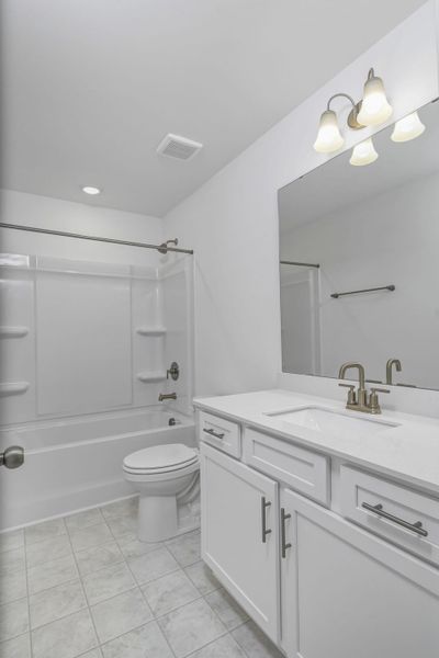 Furnished interior view inside a new home in Lake Carolina Townhomes, Columbia (Image 19).