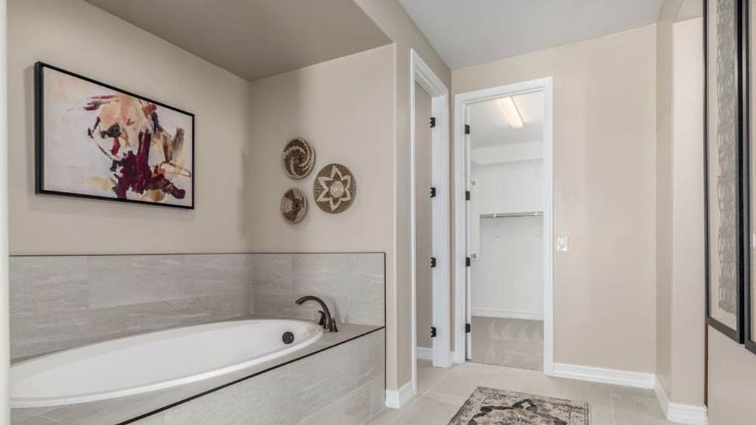 Representative furnished interior of a home built from the 45RM5 by Taylor Morrison in Almeria at Rancho Mercado, Surprise (Image 21).