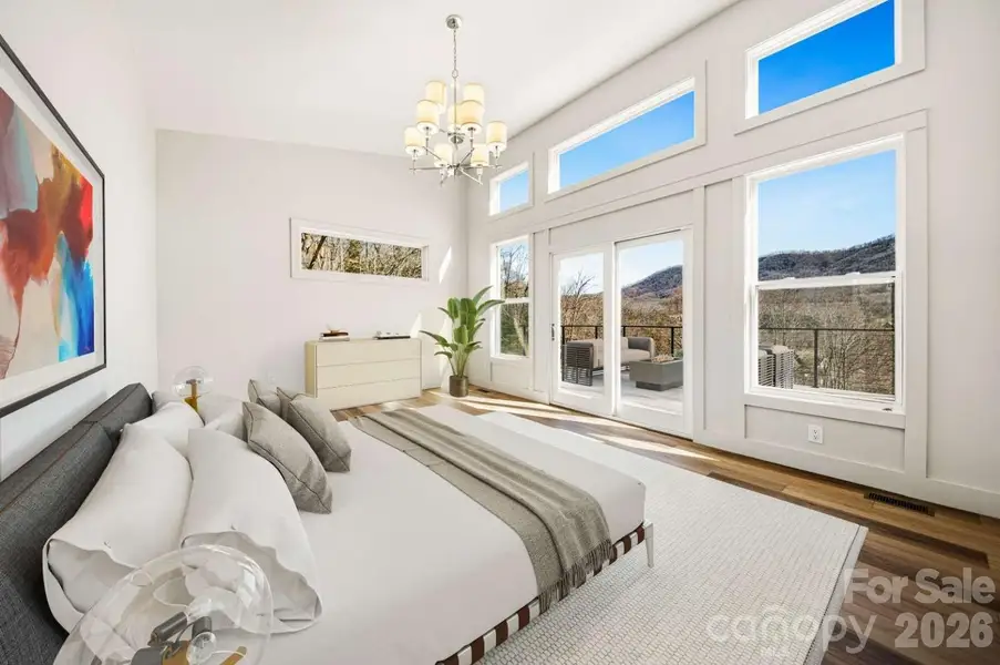 Furnished interior view inside a new home in , Canton (Image 10).