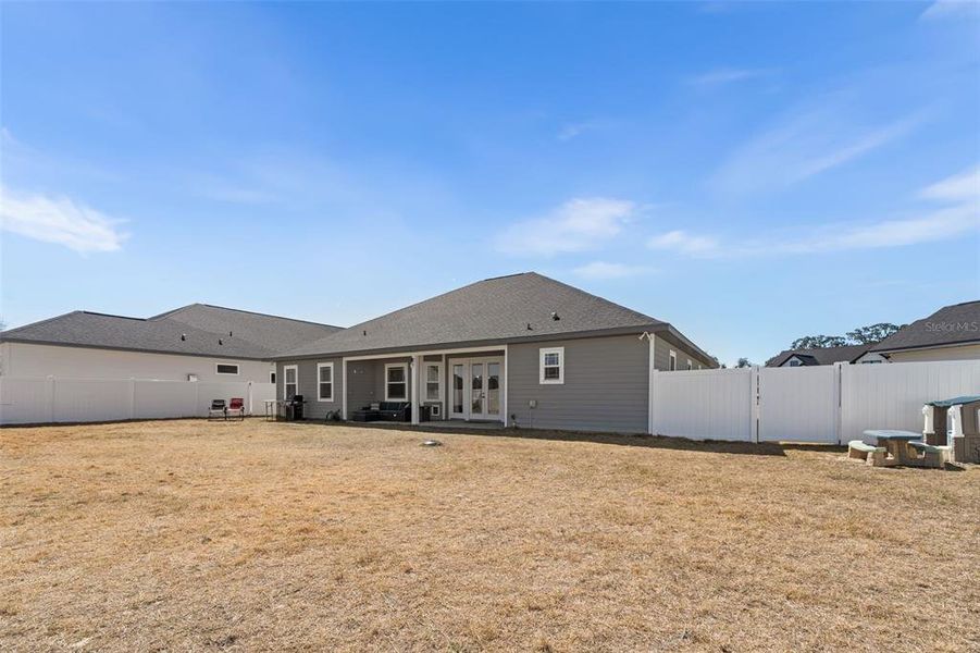 Exterior details and patio area of a home in , Newberry (Image 24).