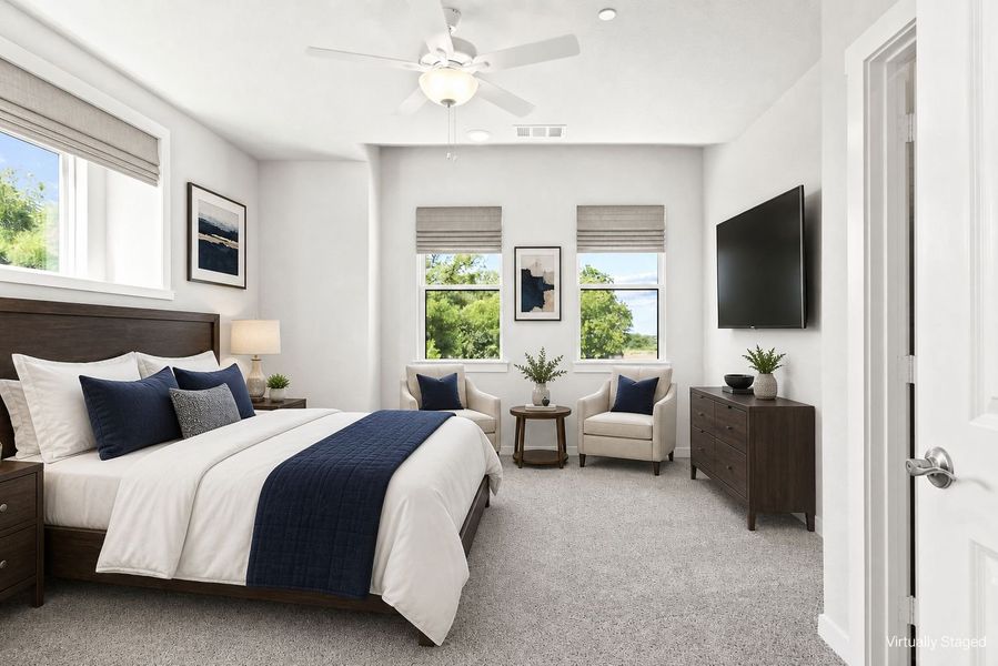 Furnished interior view inside a new home in Ten Mile Creek, Celina (Image 15).