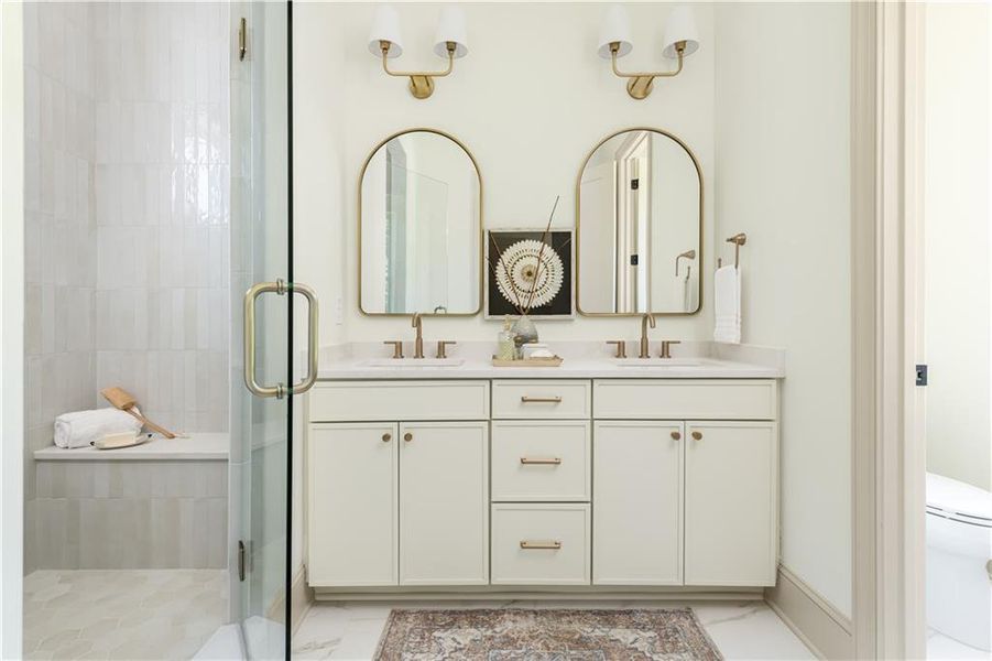 Furnished interior view inside a new home in , Woodstock (Image 50).