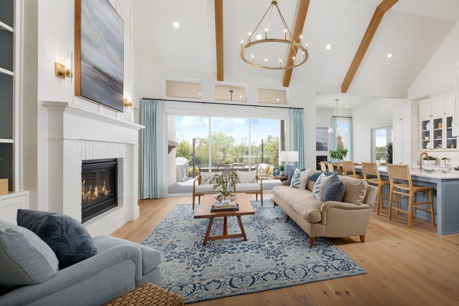Furnished interior view inside a new home in Winding Creek, Rockwall (Image 8). Furnished interior view inside a new home in Winding Creek, Rockwall (Image 8).