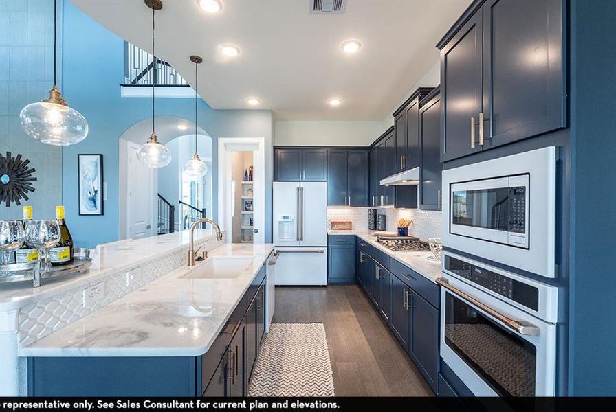 Furnished interior view inside a new home in Green Meadows, Celina (Image 8).