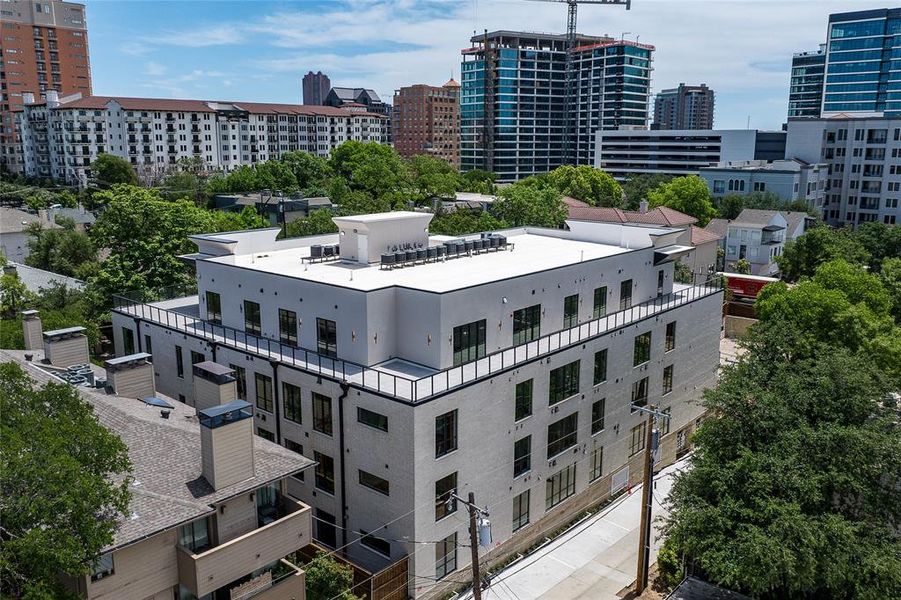 Front exterior of a new home in , Dallas, TX, highlighting curb appeal (Image 20).
