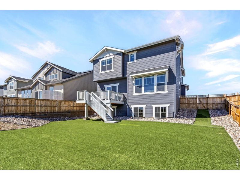 Exterior details and patio area of a home in Timnath Lakes, Timnath (Image 24). Exterior details and patio area of a home in Timnath Lakes, Timnath (Image 24).