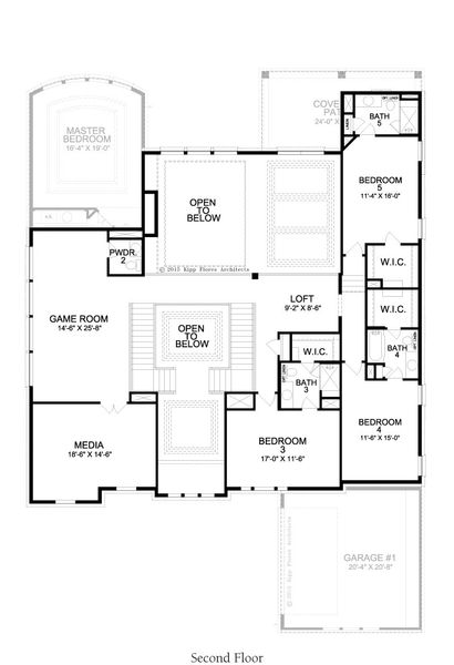 2D floor plan layout for the Augusta by Landon Homes in Fields - Brookside North, Frisco, TX (Image 2). 2D floor plan layout for the Augusta by Landon Homes in Fields - Brookside North, Frisco, TX (Image 2).
