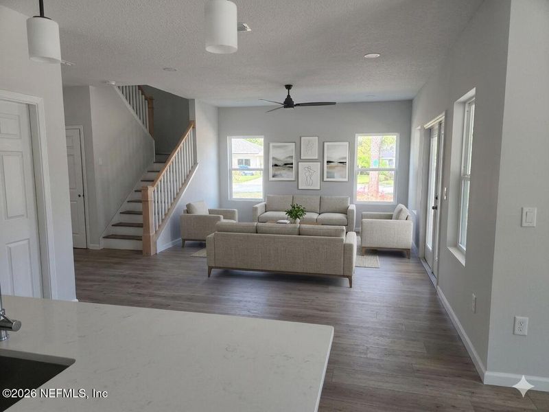 Furnished interior view inside a new home in , St. Johns (Image 9).