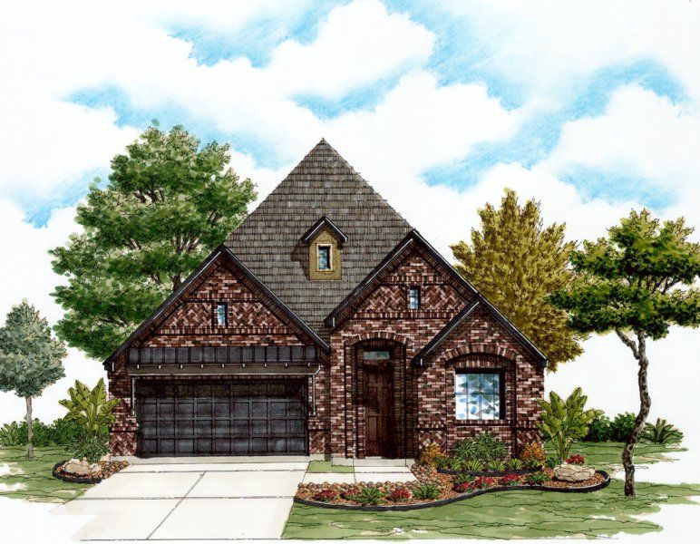Representative rendering of the exterior for the 2110 by Texas Homes (Image 7). Representative rendering of the exterior for the 2110 by Texas Homes (Image 7).