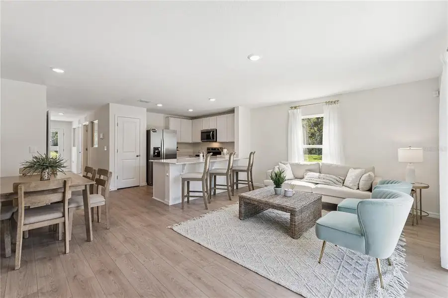 Furnished interior view inside a new home in Sandalwood, New Smyrna Beach (Image 3).