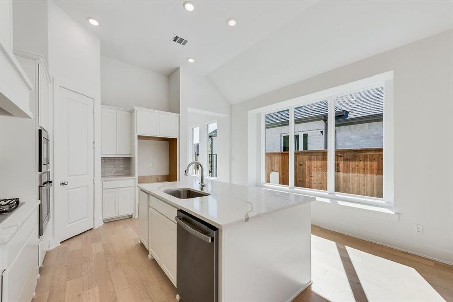 Furnished interior view inside a new home in Cottages of Celina, Celina (Image 11).