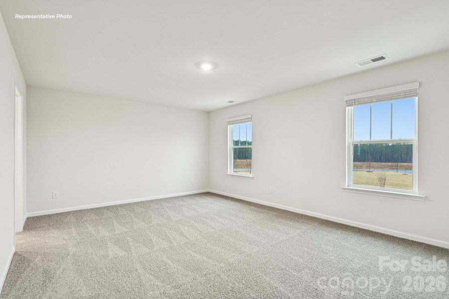 Spacious, unfurnished interior of a new home in The Hamptons at Hickory, Hickory (Image 18).