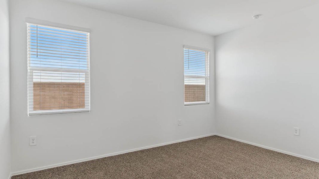 Spacious, unfurnished interior of a new home in Radiance at Superstition Vistas, Apache Junction (Image 12). Spacious, unfurnished interior of a new home in Radiance at Superstition Vistas, Apache Junction (Image 12).
