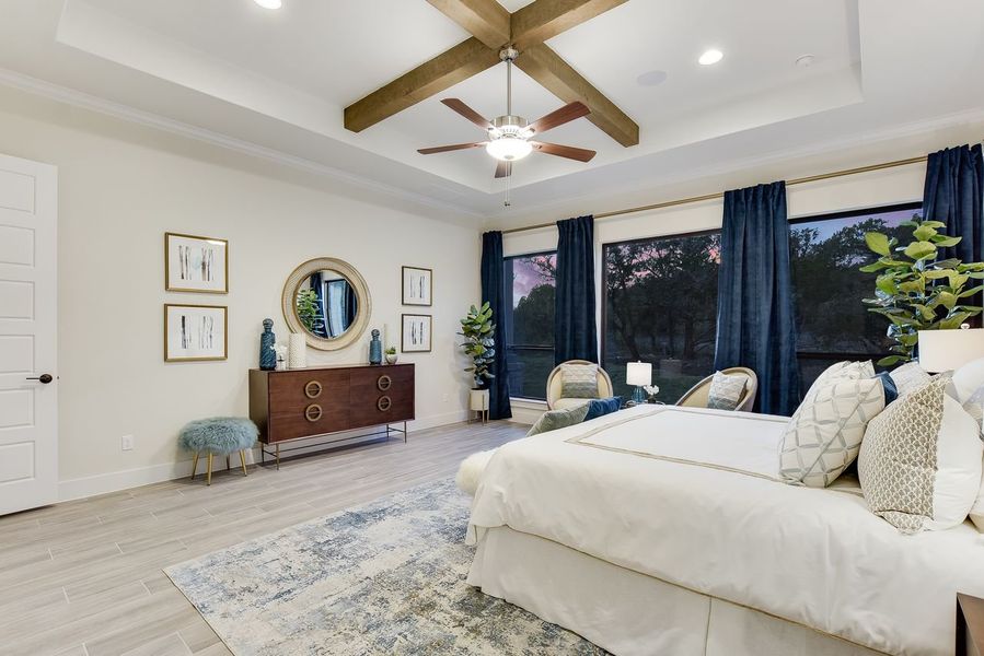 Representative furnished interior of a home built from the Siena III by Giddens Homes in Clearwater Ranch, Liberty Hill (Image 96).
