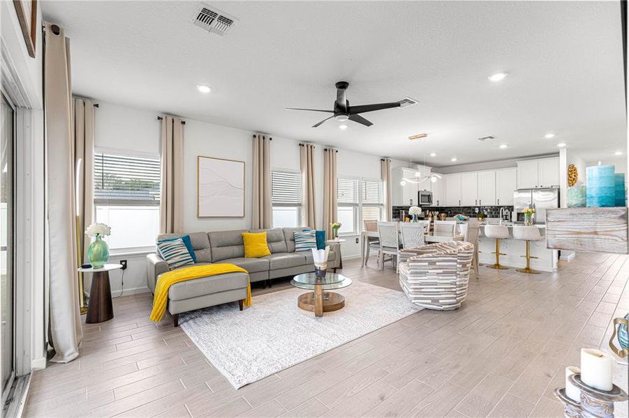 Furnished interior view inside a new home in , Ocala (Image 39).
