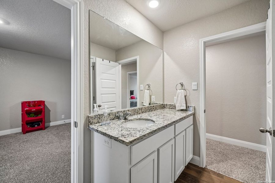 Furnished interior view inside a new home in Riverstone at Westpointe Express, San Antonio (Image 33). Furnished interior view inside a new home in Riverstone at Westpointe Express, San Antonio (Image 33).