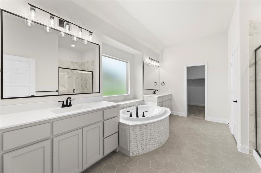 DFW-Lovers Landing-Concept 2622-227 Harmony Avenue-Primary Bathroom1-Risewell Homes DFW-Lovers Landing-Concept 2622-227 Harmony Avenue-Primary Bathroom1-Risewell Homes