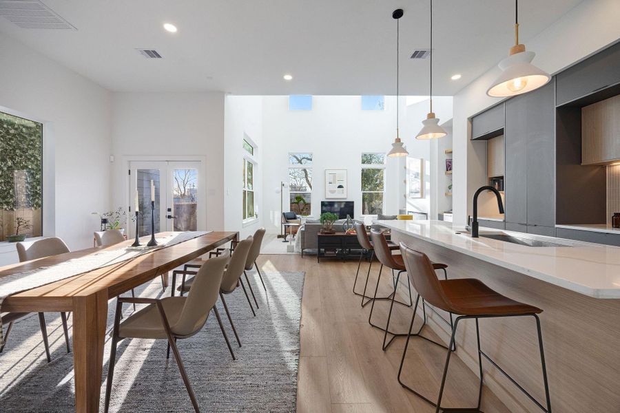 Furnished interior view inside a new home in , Houston (Image 33). Furnished interior view inside a new home in , Houston (Image 33).