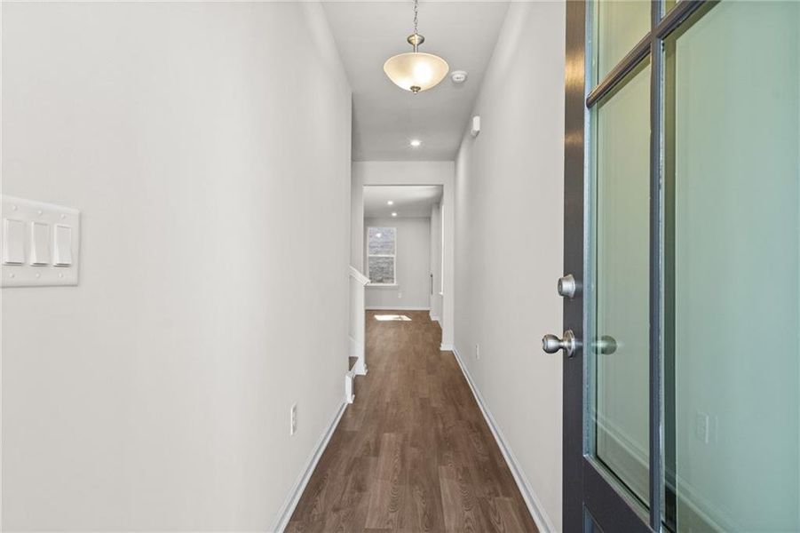 Spacious, unfurnished interior of a new home in The Village at Shallowford, Kennesaw (Image 29).