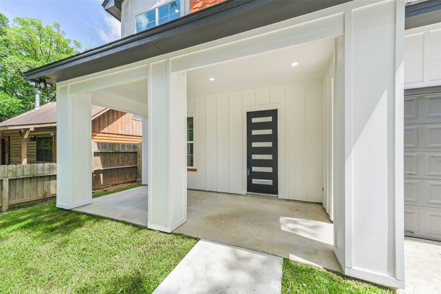 Exterior details and patio area of a home in , Tomball (Image 3). Exterior details and patio area of a home in , Tomball (Image 3).