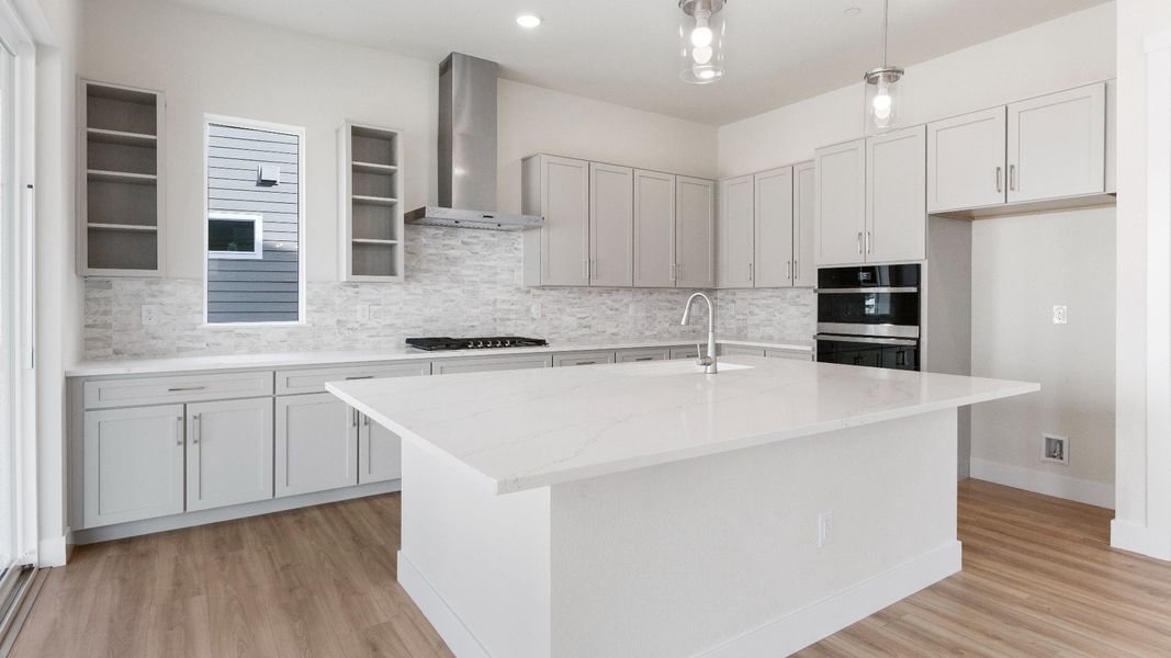 Furnished interior view inside a new home in Dillon Pointe - Journey, Broomfield (Image 15).