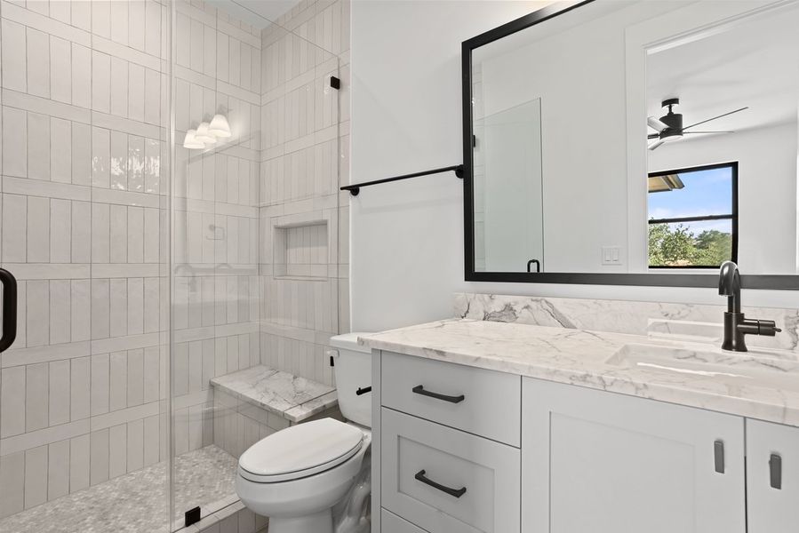 Furnished interior view inside a new home in Milky Way at River Place, Austin (Image 13).