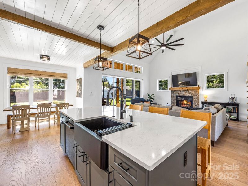 Furnished interior view inside a new home in , Mills River (Image 17).