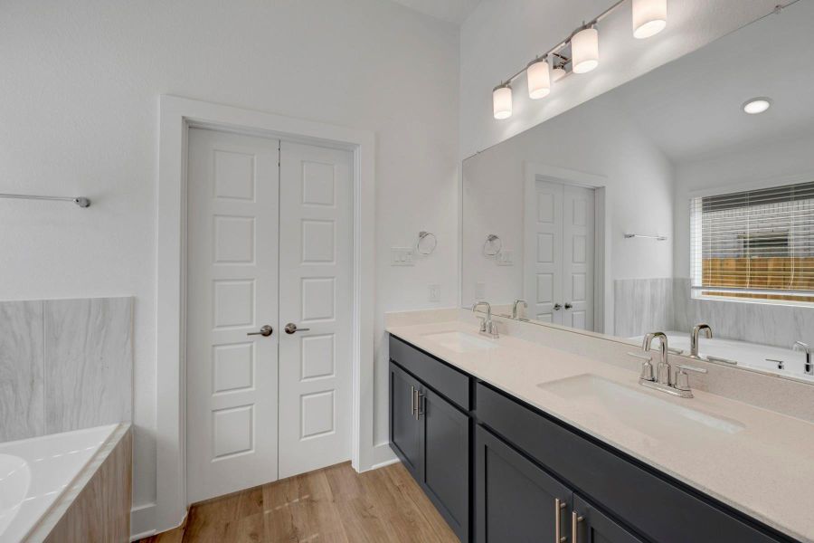 Furnished interior view inside a new home in Marvida, Cypress (Image 11).