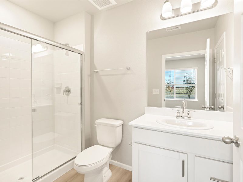 The Cameron floorplan interior image taken at a Meritage Homes community in Broomfield, CO.