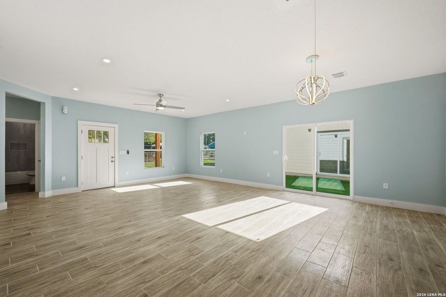 Spacious, unfurnished interior of a new home in , San Antonio (Image 23). Spacious, unfurnished interior of a new home in , San Antonio (Image 23).