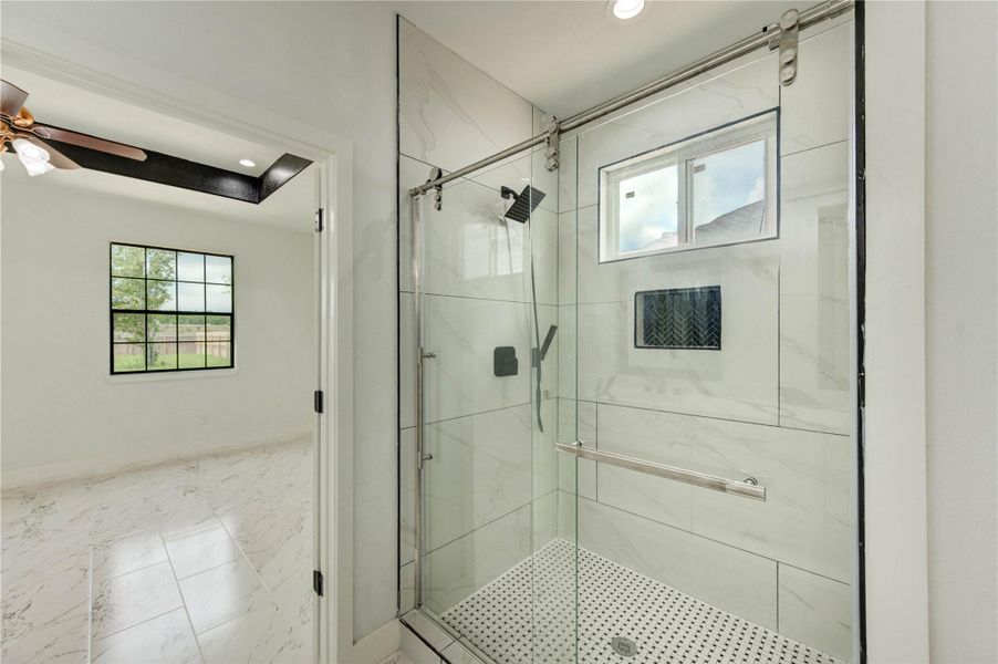 Furnished interior view inside a new home in , Cleveland (Image 29).