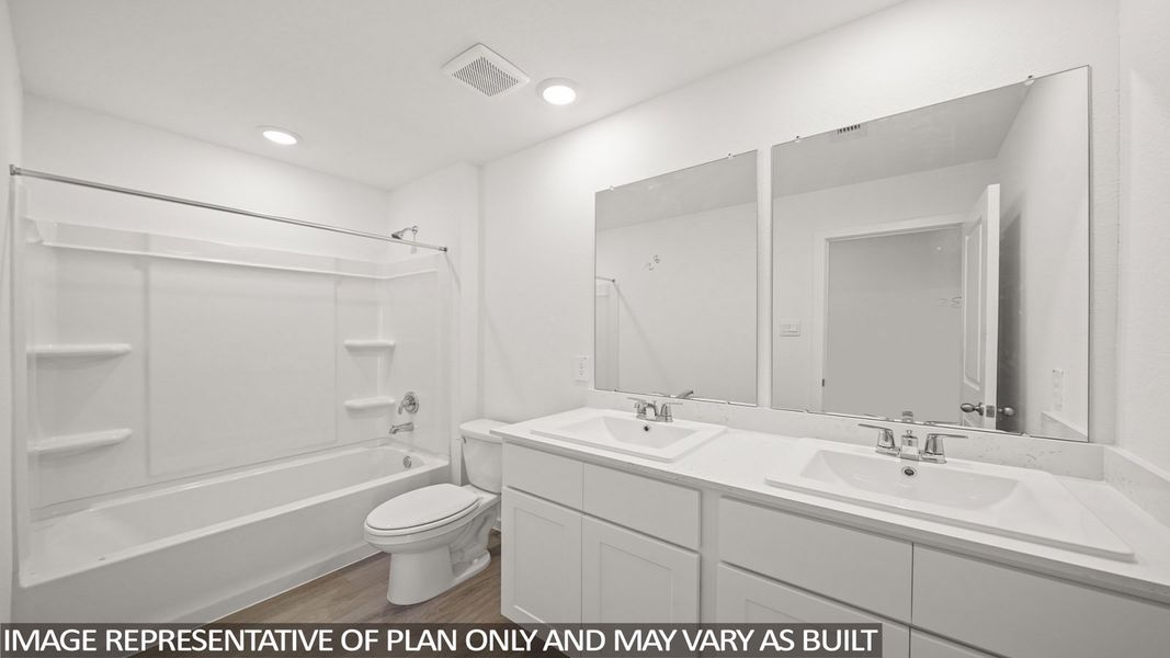 Representative furnished interior of a home built from the Callahan by D.R. Horton in Sunterra Lakes, Brookshire (Image 7).