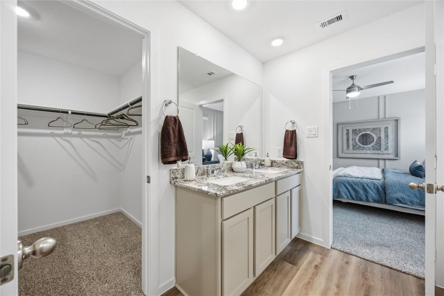 Furnished interior view inside a new home in , Houston (Image 27).