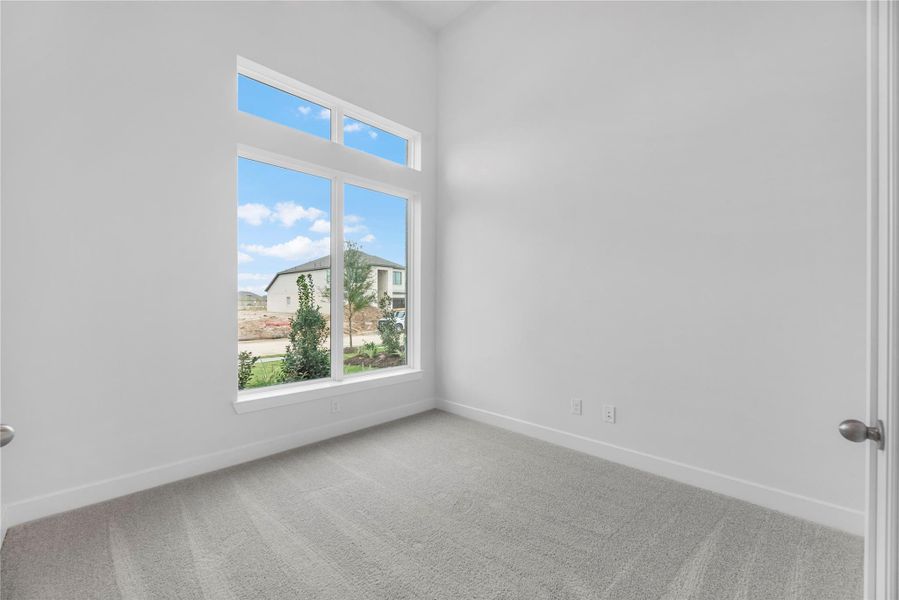 Spacious, unfurnished interior of a new home in Bridgeland, Cypress (Image 12).