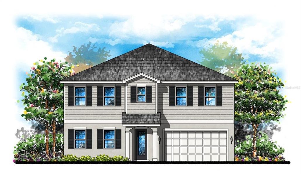 Front exterior of a new home in , Tampa, FL, highlighting curb appeal (Image 24).