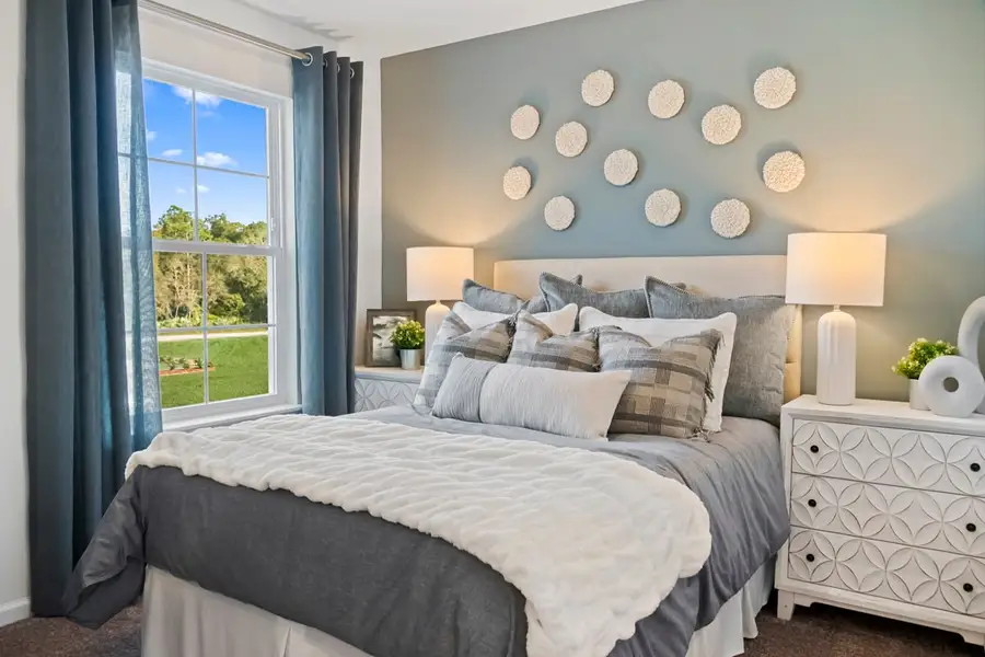 Furnished interior view inside a new home in Orchard Park Townhomes, St. Augustine (Image 4).
