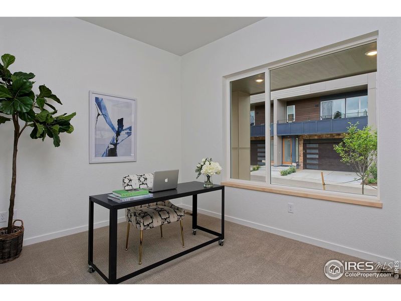 Secondary bedroom or study Secondary bedroom or study