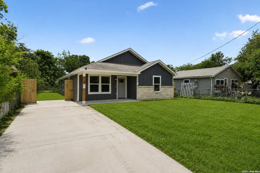 Front exterior of a new home in , San Antonio, TX, highlighting curb appeal (Image 2). Front exterior of a new home in , San Antonio, TX, highlighting curb appeal (Image 2).