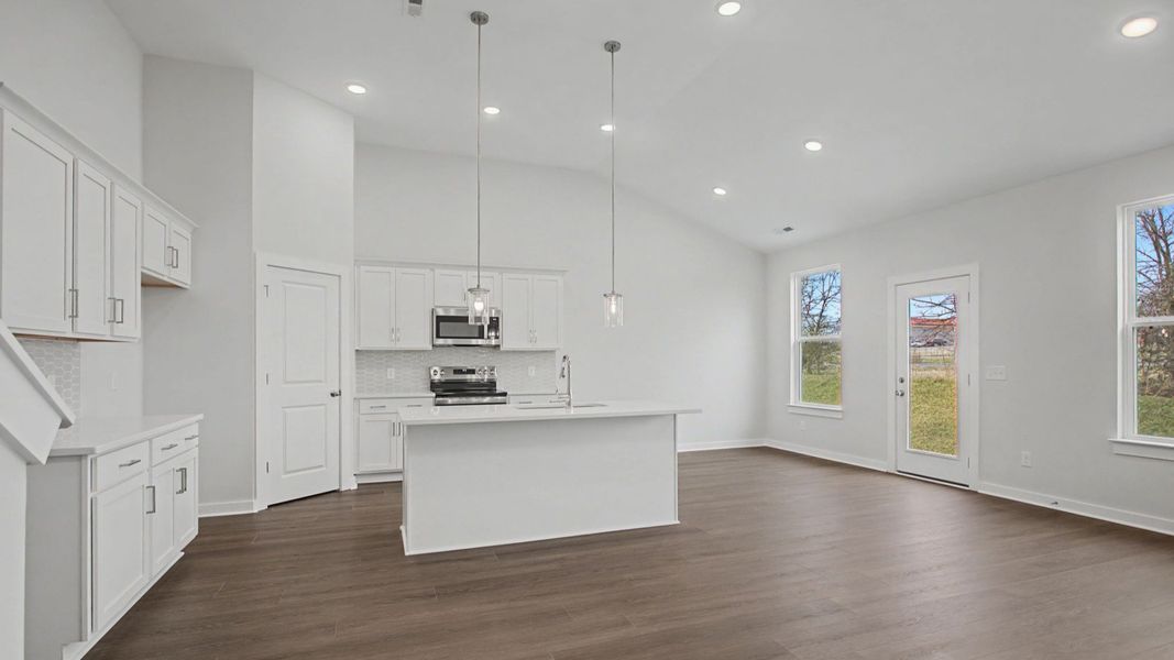 Furnished interior view inside a new home in Cottages of Bearwood, Mount Pleasant (Image 19).