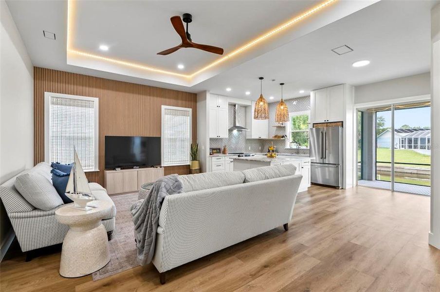 Furnished interior view inside a new home in , Palm Coast (Image 33).