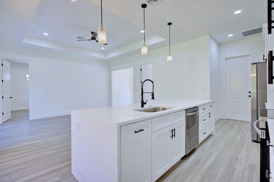 Furnished interior view inside a new home in , Sebring (Image 3).