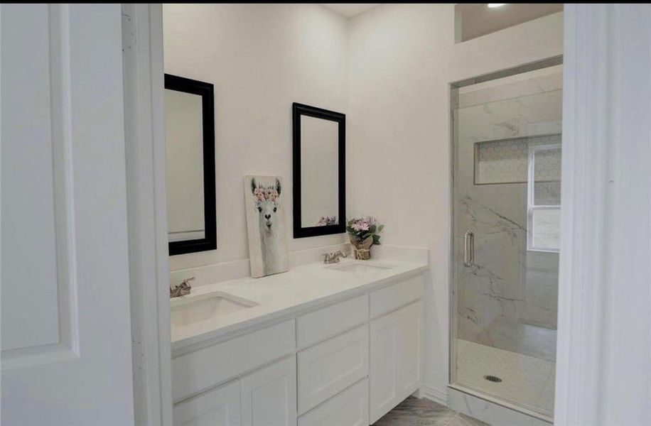 Furnished interior view inside a new home in , Commerce (Image 6).