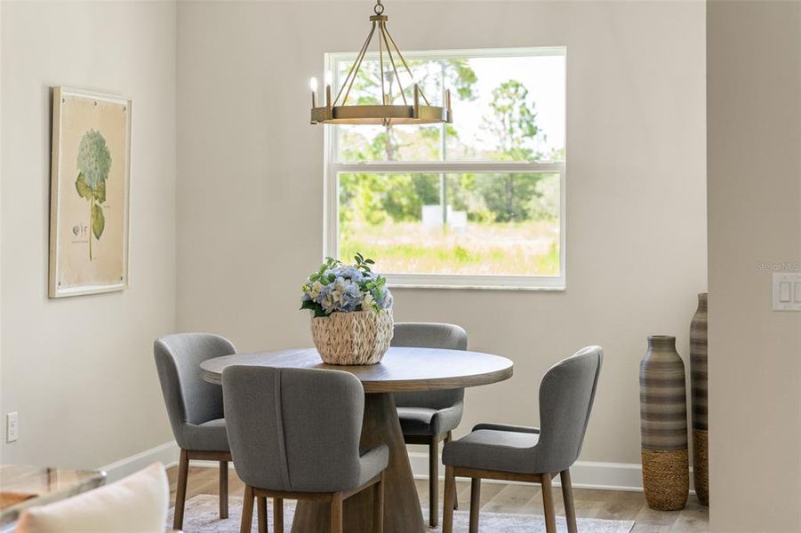 Furnished interior view inside a new home in , Sebring (Image 59).