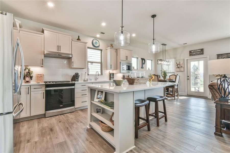 Furnished interior view inside a new home in , Hoschton (Image 34).