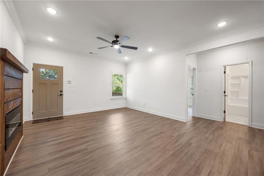 Spacious, unfurnished interior of a new home in , Monroe (Image 37). Spacious, unfurnished interior of a new home in , Monroe (Image 37).