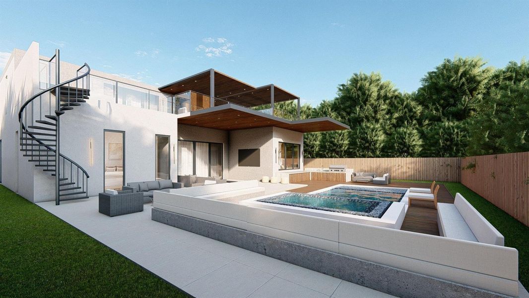 Exterior details and patio area of a home in , Wilton Manors (Image 22). Exterior details and patio area of a home in , Wilton Manors (Image 22).