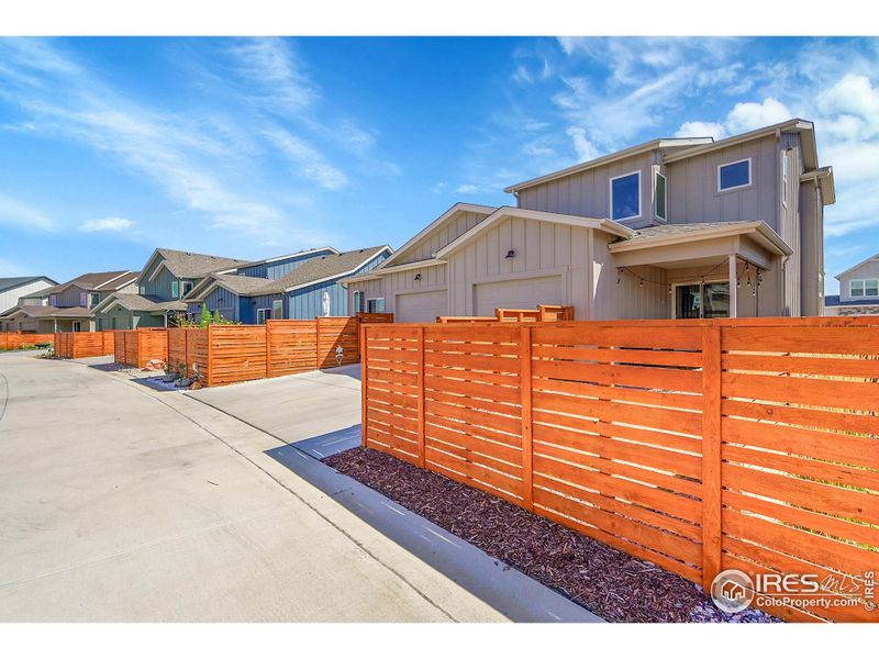 Garage access through alleyway